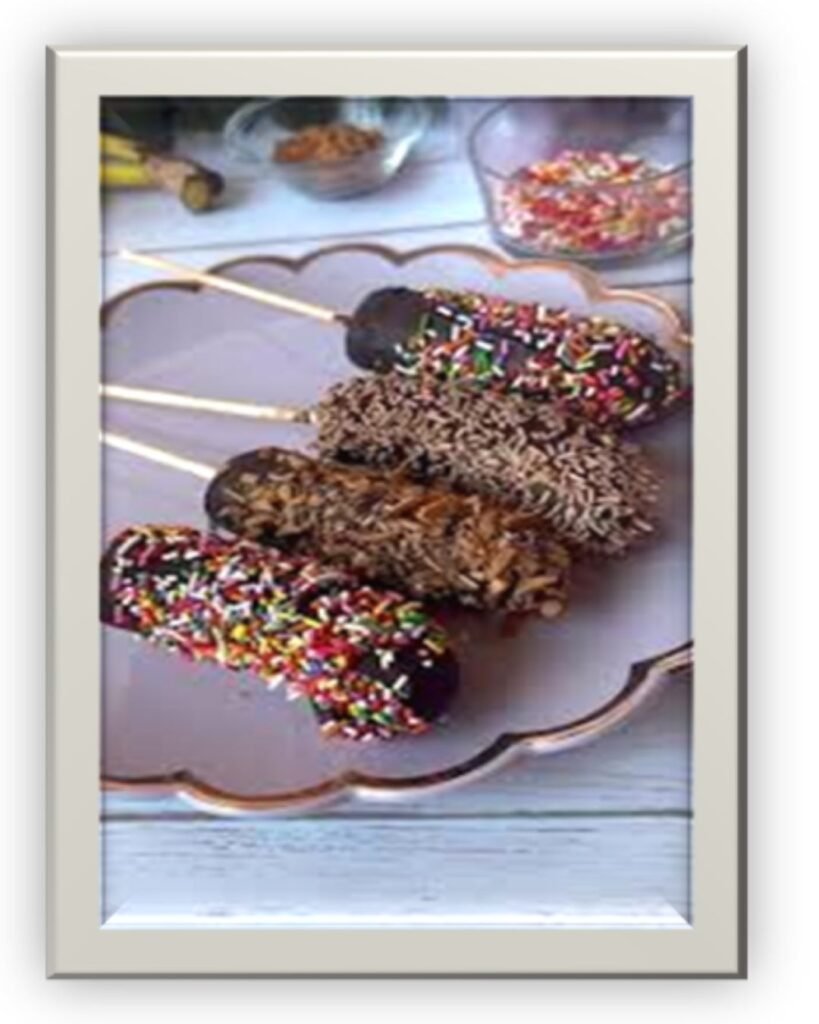 Plátanos con chocolate - Dulce encanto